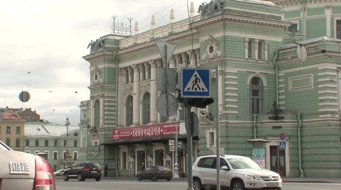Theater Mariinsky Opera Ballet Stock Footage 1182585