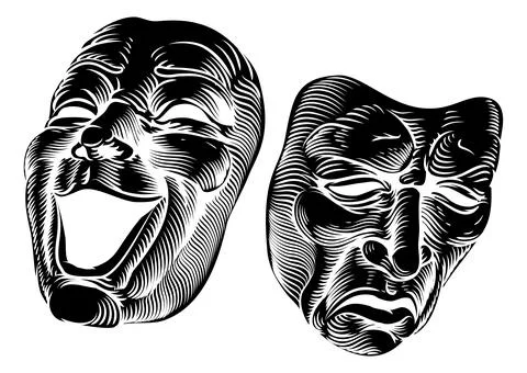 Theatre Masks Stock Illustrations – 3,432 Theatre Masks Stock