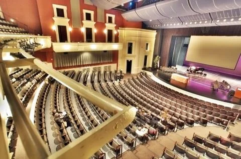 At the theater 스톡 사진