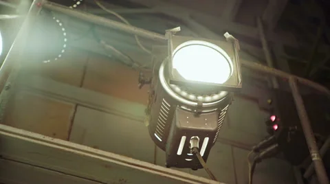 Theater spot lights Stock Footage 68591417