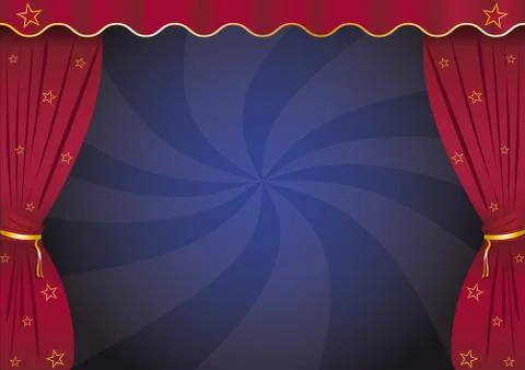 Theater stage Stock Illustration