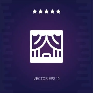 Theater vector icon Stock Illustration