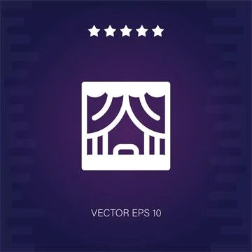 Theater vector icon Stock Illustration