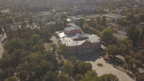 Theatre building Video stock 120579448