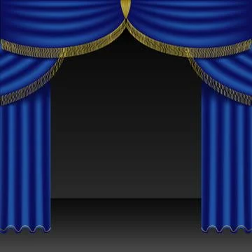 Theatre Courtains Stock Illustration
