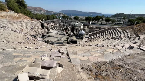 Theatre At Halicarnassus Bodrum Stock Footage 218191248