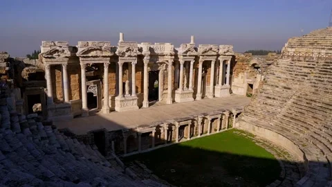 The Theatre of Hierapolis Stock Footage 149060931