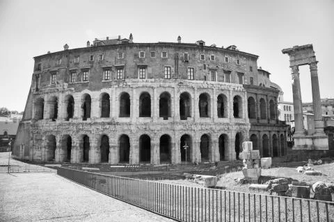 Theatre of Marcellus Stock Photos
