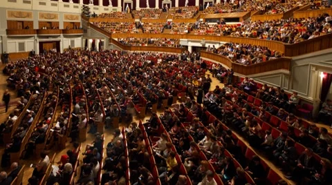 Theatre time lapse 6-3 Stock Footage