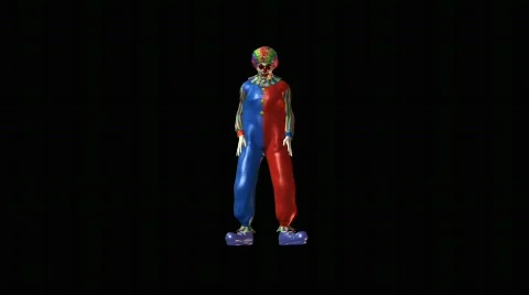 Theatrical clown Stock-Footage 96705
