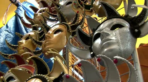 Theatrical masks Video stock 10912853