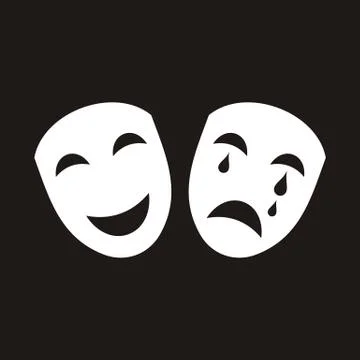 Theatrical masks Illustration