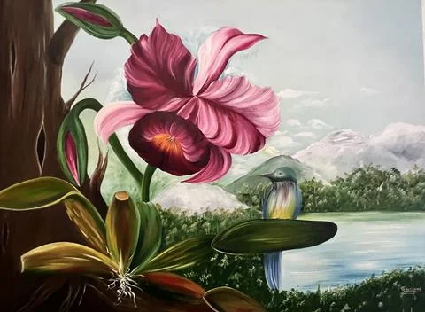 Theflower Stock Illustration
