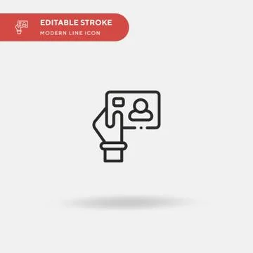 Theft Simple vector icon. Illustration symbol design template for web mobile  Stock Illustration