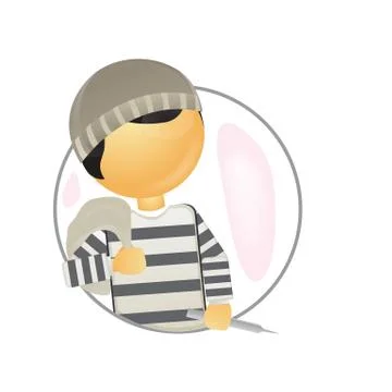 Theif Stock-Illustration
