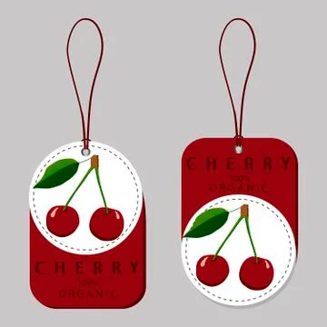 The theme of cherry 库存插图