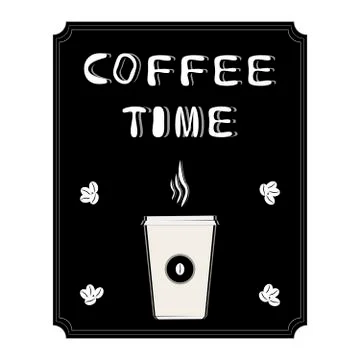 Theme of coffee Stock Illustration