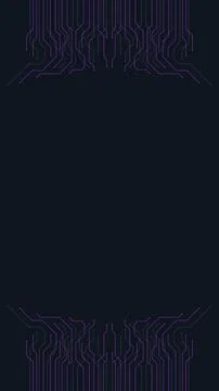 Theme of digital technology, future, cyberpunk Stockillustratie