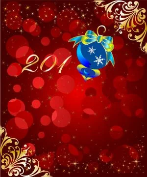 The theme for the new year Stock Illustration