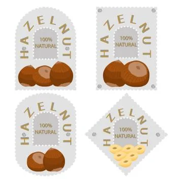 The theme nuts Stockillustratie