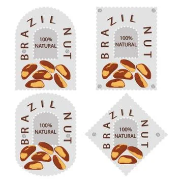 The theme nuts Stockillustratie