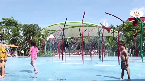 Theme park for children Video stock 44750296