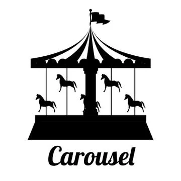 Theme park design over white background, vector illustration Ilustración de archivo