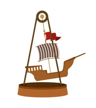 Theme park design over white background, vector illustration Stock-Illustration