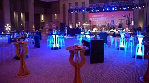 Themed bar night in conference Stock Footage 259730583