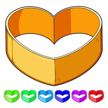 Themed cookie cutter cartoon vector graphic Ilustración de archivo