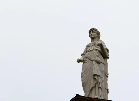 Themis goddess of justice Stock Photos