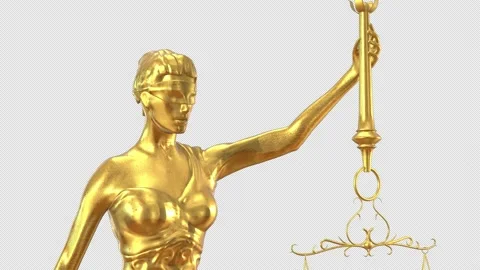 Themis gold left Video stock 233653927