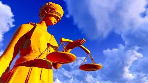 Themis - lady of justice Stock Illustration