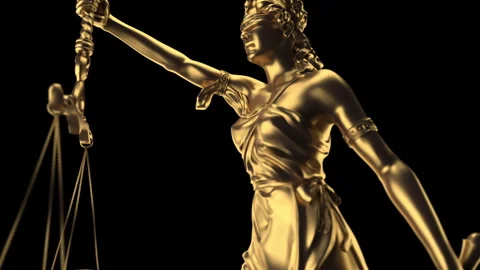 Themis Statue Closeup Animation Stock Footage 280293009