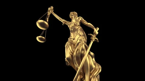 Themis Statue Stock Footage 280293289