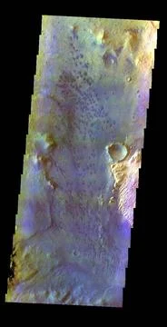 The THEMIS VIS camera contains 5 filters. The data from different filters ... Stock Photos