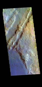 The THEMIS VIS camera contains 5 filters. The data from different filters ... Stock Photos