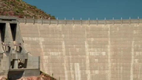 Theodore Roosevelt Dam Stock Footage 247164578