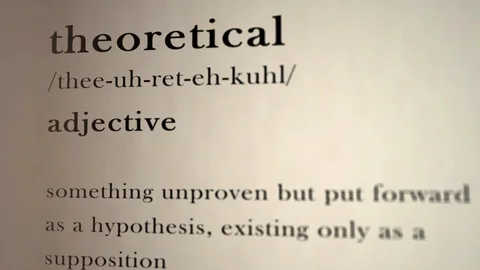 Theoretical Definition 스톡 동영상 102737773