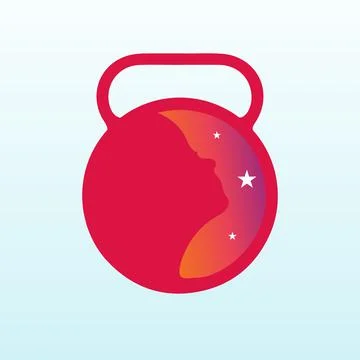 Therapeutic Services vector logo design with fitness icon Stock Illustration