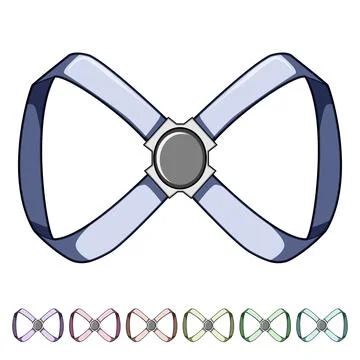 Therapy back posture corrector cartoon vector graphic Stock Illustration