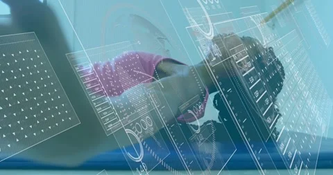 Therapy client settling onto foam bolster doing back-extension stretch, Stock Footage 329989759