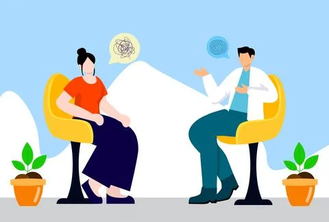 Therapy Concept Illustration Stock Illustration