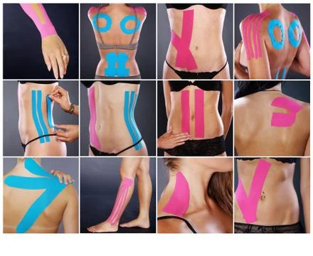 Therapy taping Stock Photos