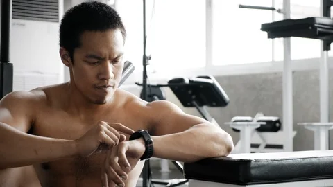 There are many thinngs to do in this watch. Video stock 103438688