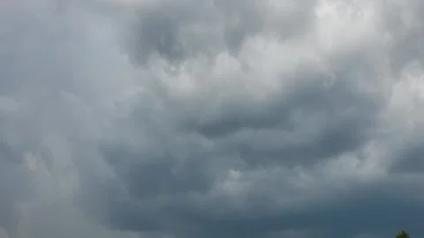There are storm clouds in the sky Stock Footage 311317737