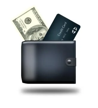 There are three options for paying that you can carry with you...cash, credit Illustrazione stock