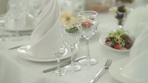 There are various treats on the table Stock Footage 159896828