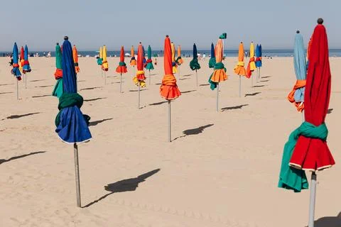There is a beach. Stock Photos