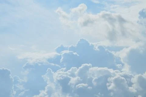 There beyond the clouds Stock Photos